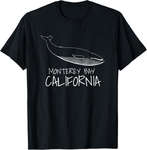 MONTEREY BAY CALIFORNIA Whale Watching T-Shirt - T-Shirt | Black