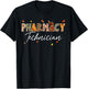 Funny Pharmacy Technician Pumpkin Autumn Tree Fall Leaves T-Shirt - T-Shirt | Black