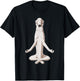 Yoga Dog Borzoi T-Shirt - T-Shirt | Black