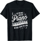 As For Me And My Piano We Will Serve The Lord T-Shirt - T-Shirt | Black