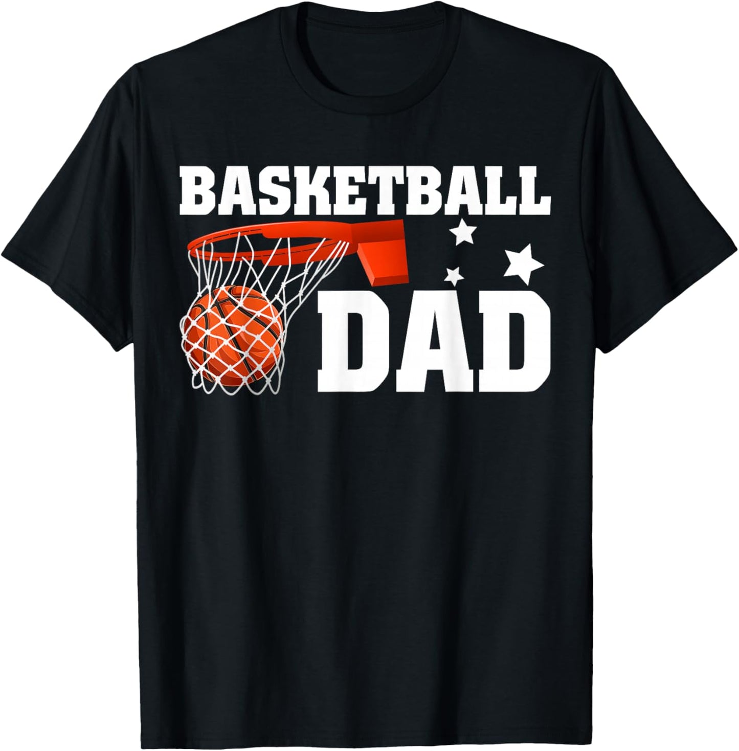 Funny Basketball Dad Daddy Basketball Lover Fathers Day Men T-Shirt - T-Shirt | Black