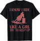 Funny Barrel Racing Gift Rodeo Horse Racer Girl T-Shirt - T-Shirt | Black