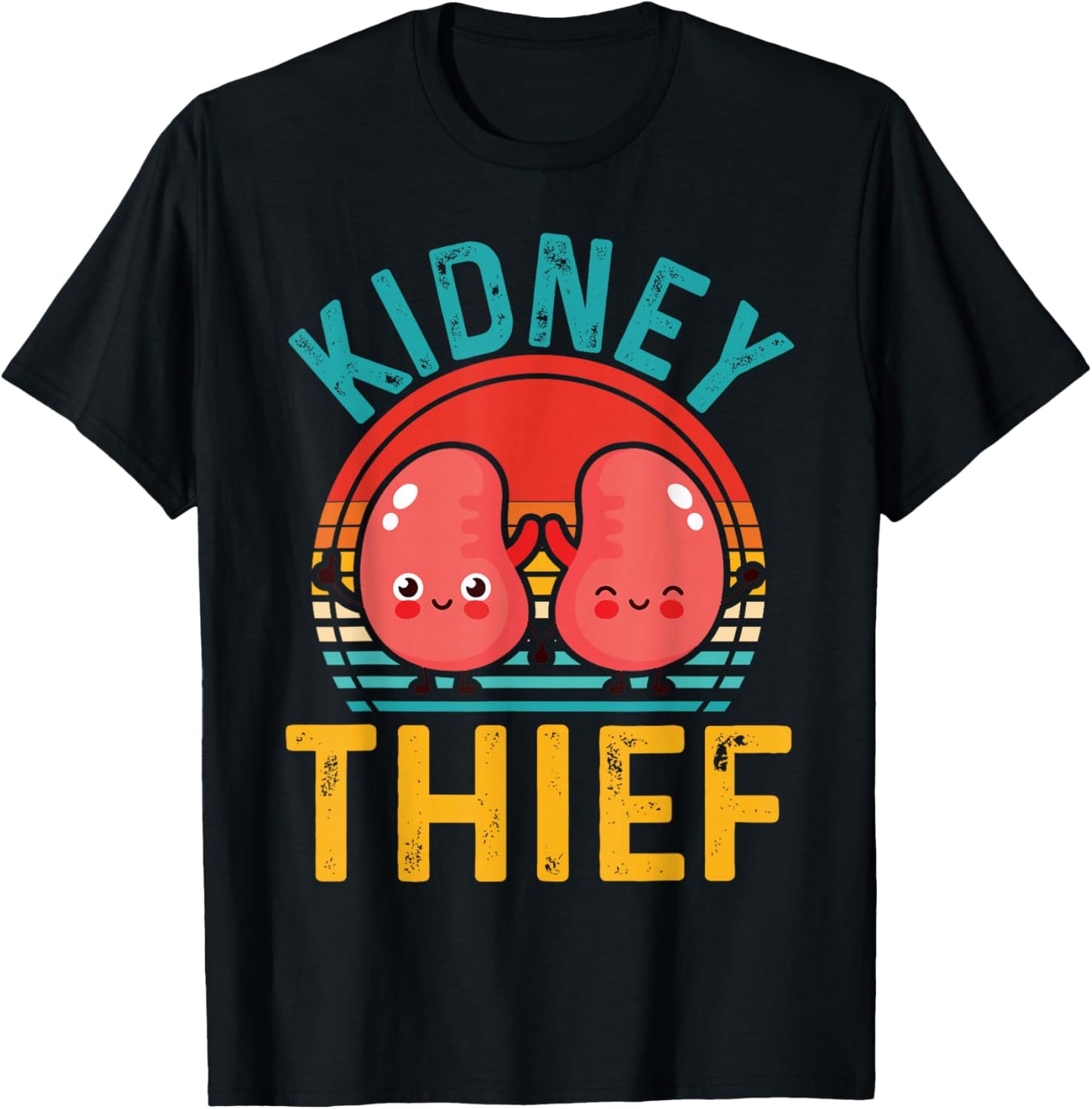 Funny organ transplant receiver kidney thief T-Shirt - T-Shirt | Black