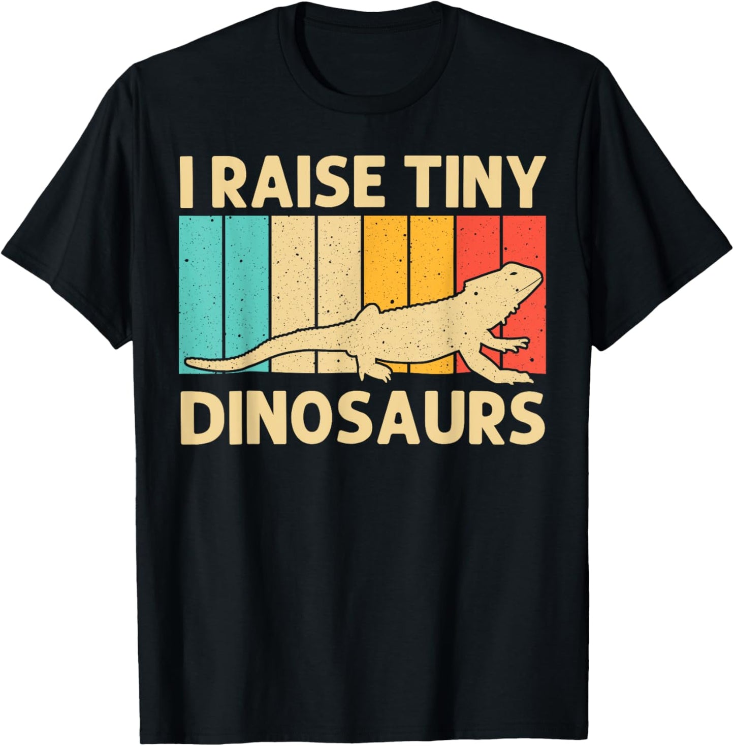 Funny Bearded Dragon Art Women Reptile Iguana Lizard T-Shirt - T-Shirt | Black