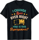 Sleep Tech Insomnia Polysomnography Change Lives Over Night T-Shirt - T-Shirt | Black