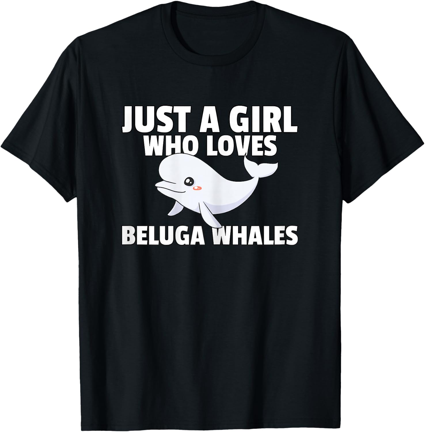 Beluga Whale Baby Beluga Costume T-Shirt - T-Shirt | Black