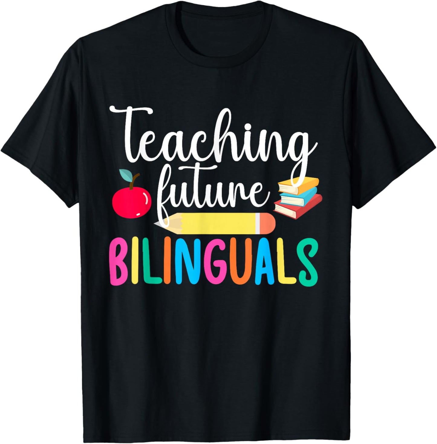 Bilinguals ESL Teacher English As A Second Language Teacher T-Shirt - T-Shirt | Black