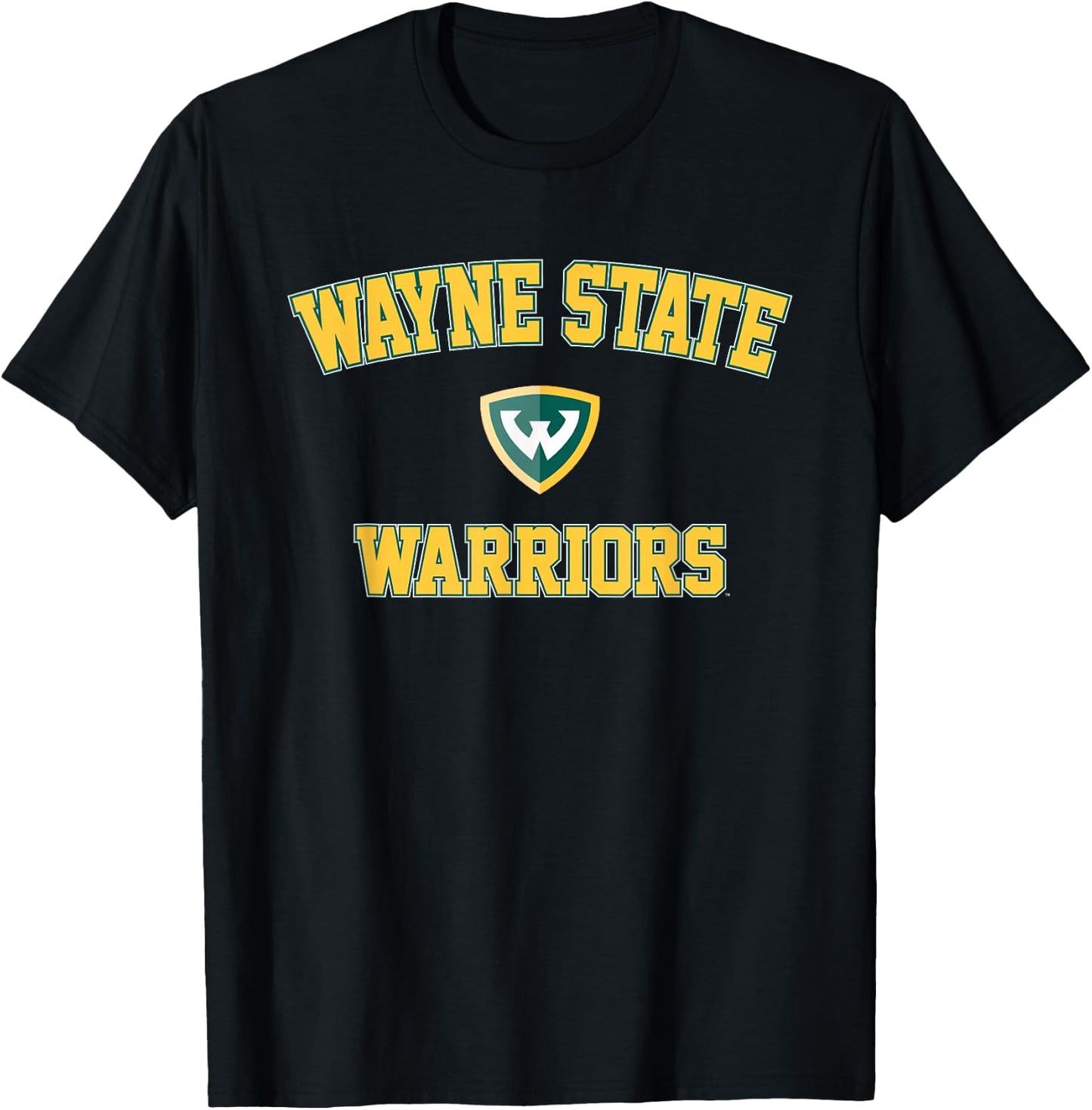 Wayne State University Warriors Campus Classic T-Shirt - T-Shirt | Black