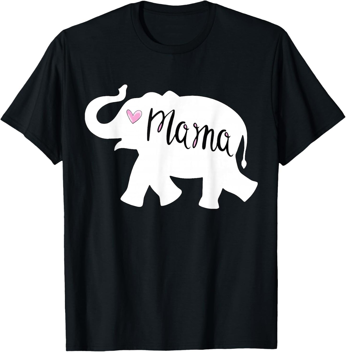 Mama Africa Elephant Mother : Cute for Mom T-Shirt - T-Shirt | Black