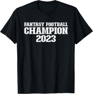 Fantasy Football Champion 2023 Fantasy Football 2023 T-Shirt - T-Shirt | Black