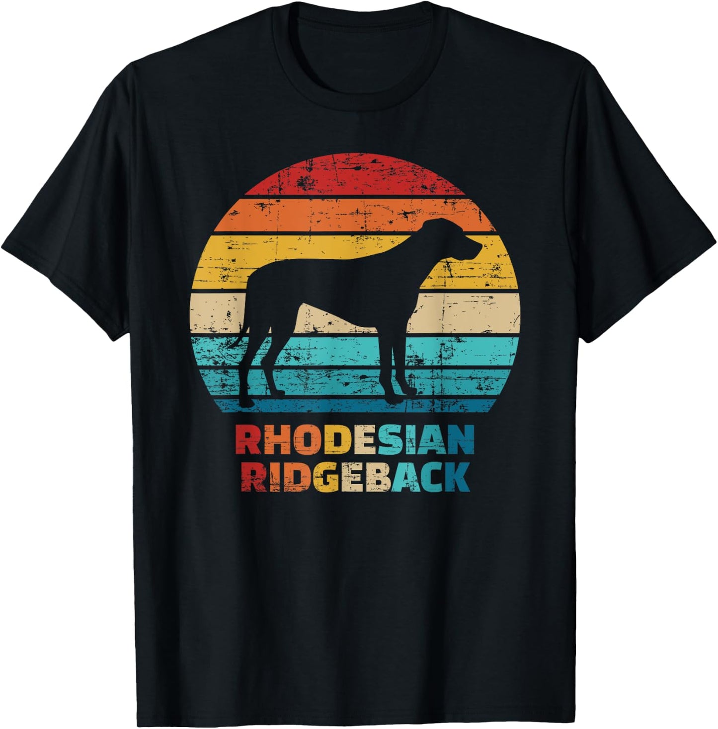 Rhodesian Ridgeback vintage T-Shirt - T-Shirt | Black