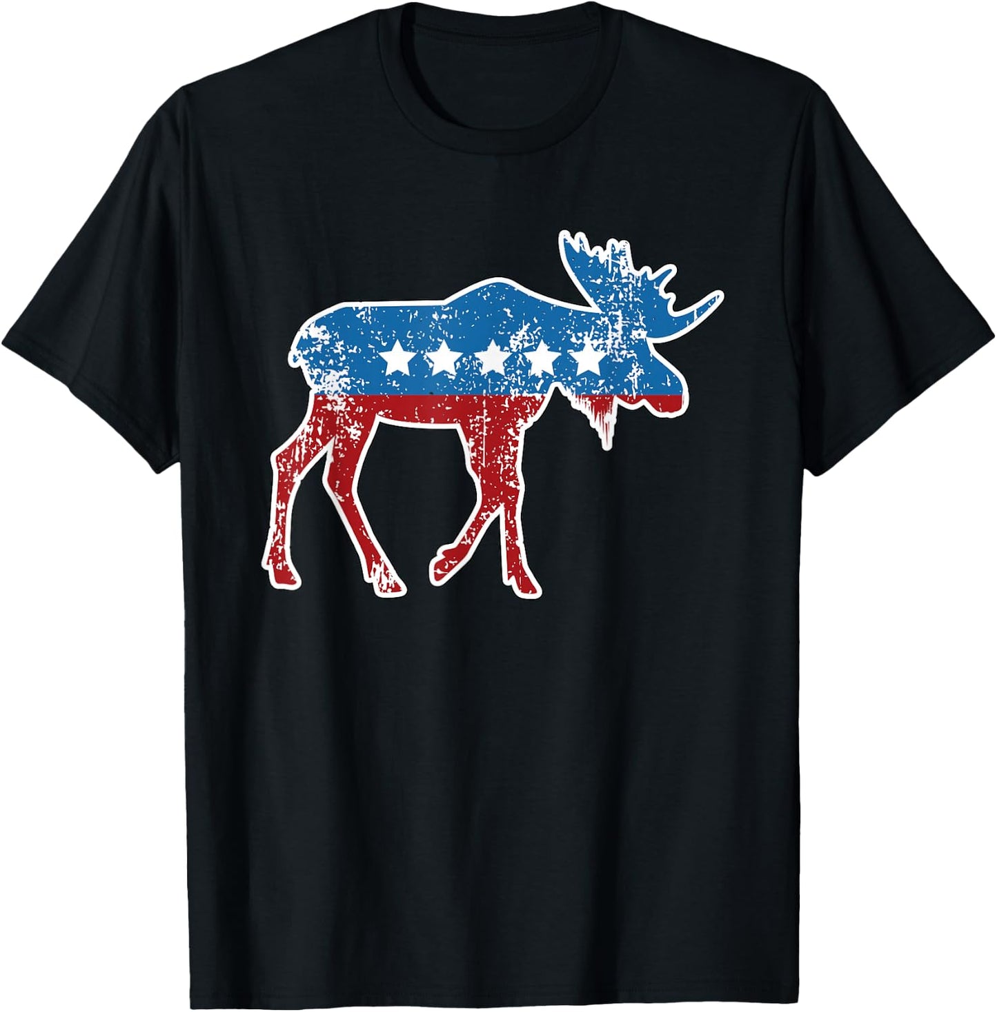 Theodore Roosevelt Teddy Political Bull Moose Party T-Shirt - T-Shirt | Black