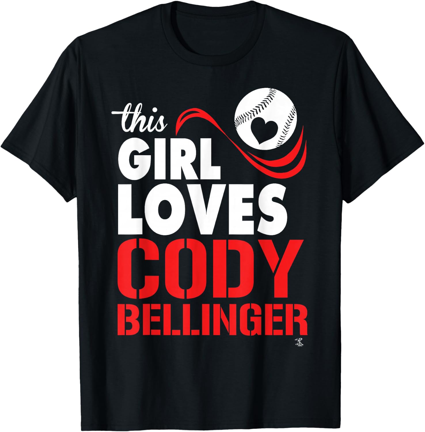 Cody Bellinger This Girl Loves - Apparel T-Shirt - T-Shirt | Black