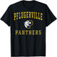 Pflugerville High School Panthers C1 T-Shirt - T-Shirt | Black