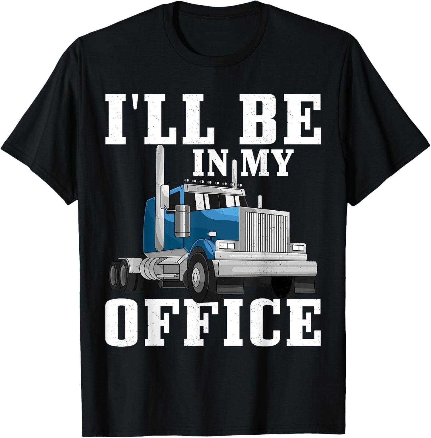 Truck Driver Art Dad Women Trucking CDL Trucker T-Shirt - T-Shirt | Black