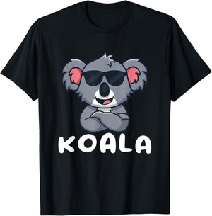 Kids Koala Shirt For Boys Or Girls | Cute Koala Bear Gift T-Shirt - T-Shirt | Black