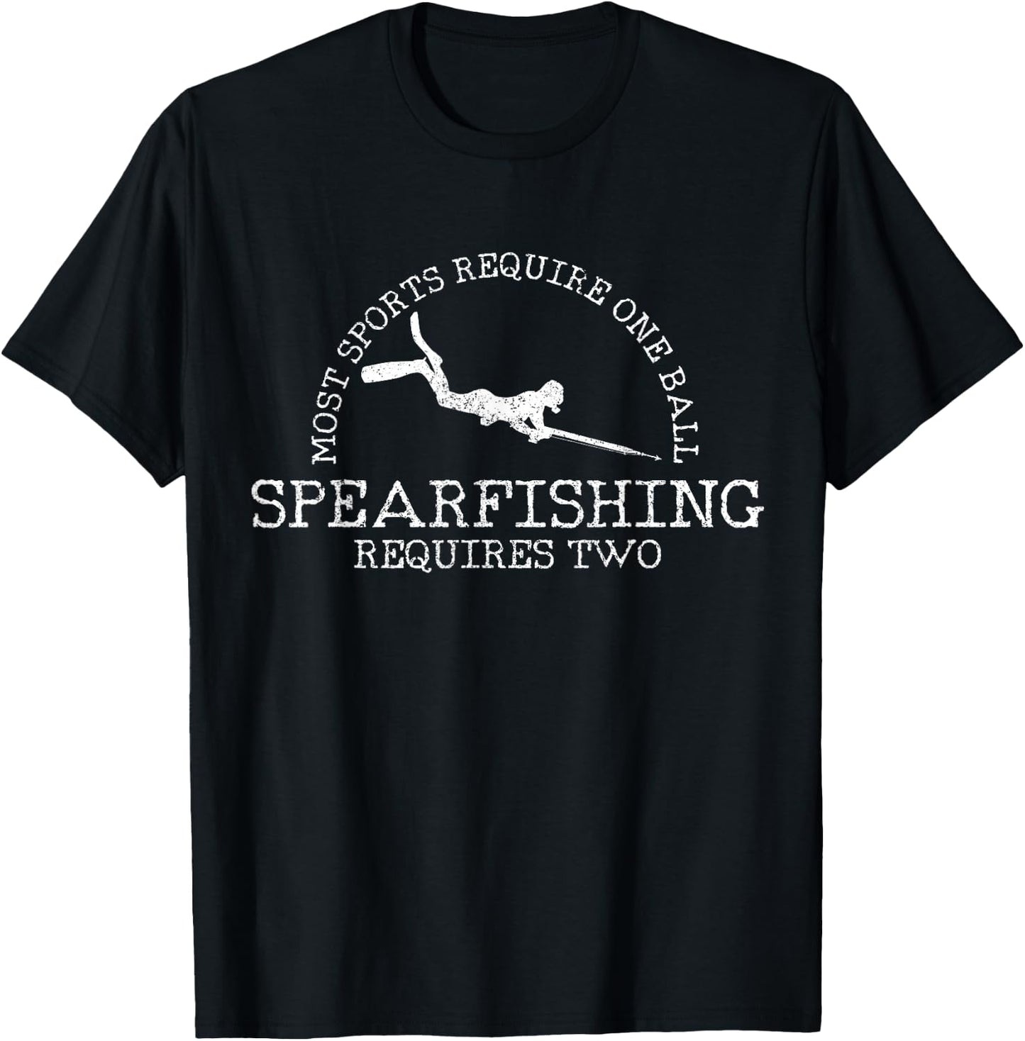 Spearfishing - Funny Spearfisher Gift T-Shirt - T-Shirt | Black