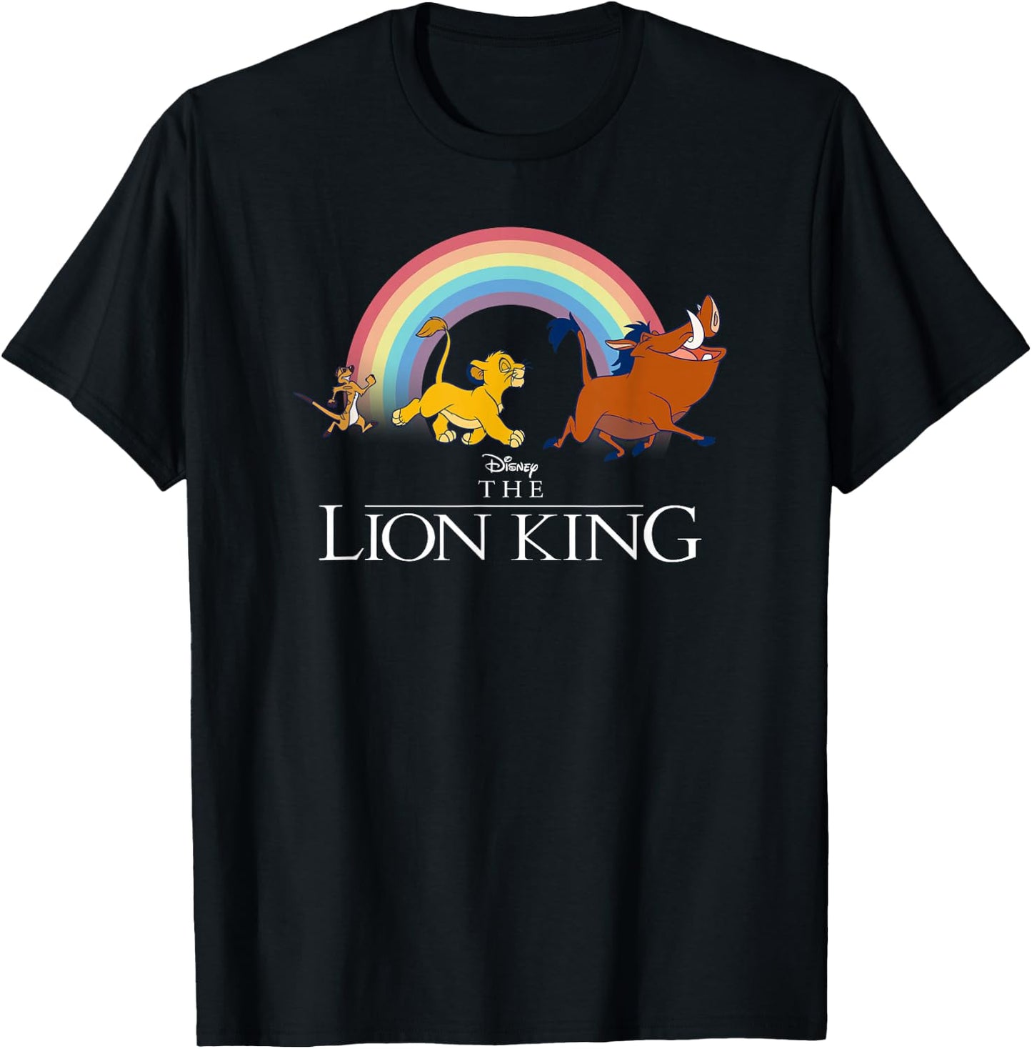 The Lion King - Hakuna Matata Simba Timon Pumbaa T-Shirt - T-Shirt | Black
