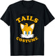 Sonic The Hedgehog Halloween This Is My Tails Costume T-Shirt - T-Shirt | Black