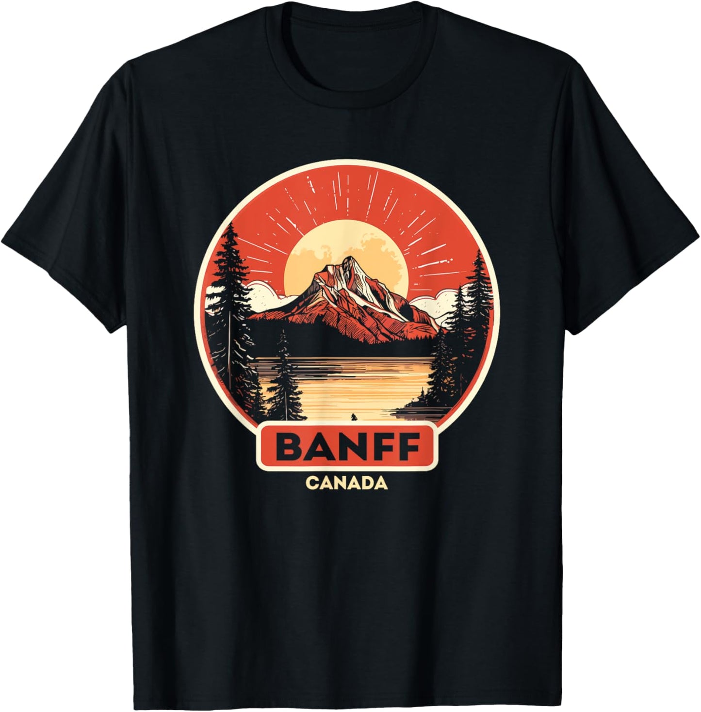 Canadian Banff National Park Souvenirs T-Shirt - T-Shirt | Black