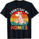 Vegan Shirt Kids Toddler Boys Girls I Don't Eat My Homies T-Shirt - T-Shirt | Black