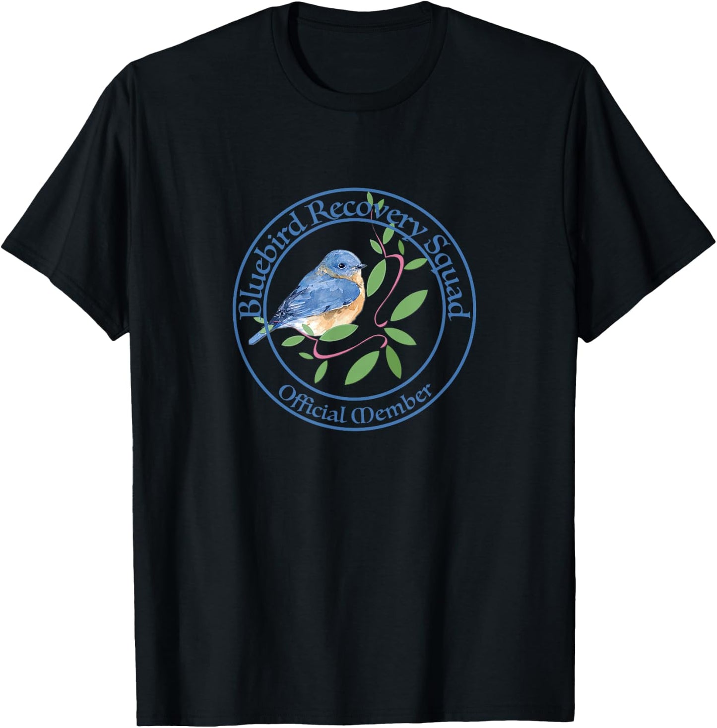 Bluebird Recovery, Eastern Bluebirds, Bluebird Volunteers T-Shirt - T-Shirt | Black