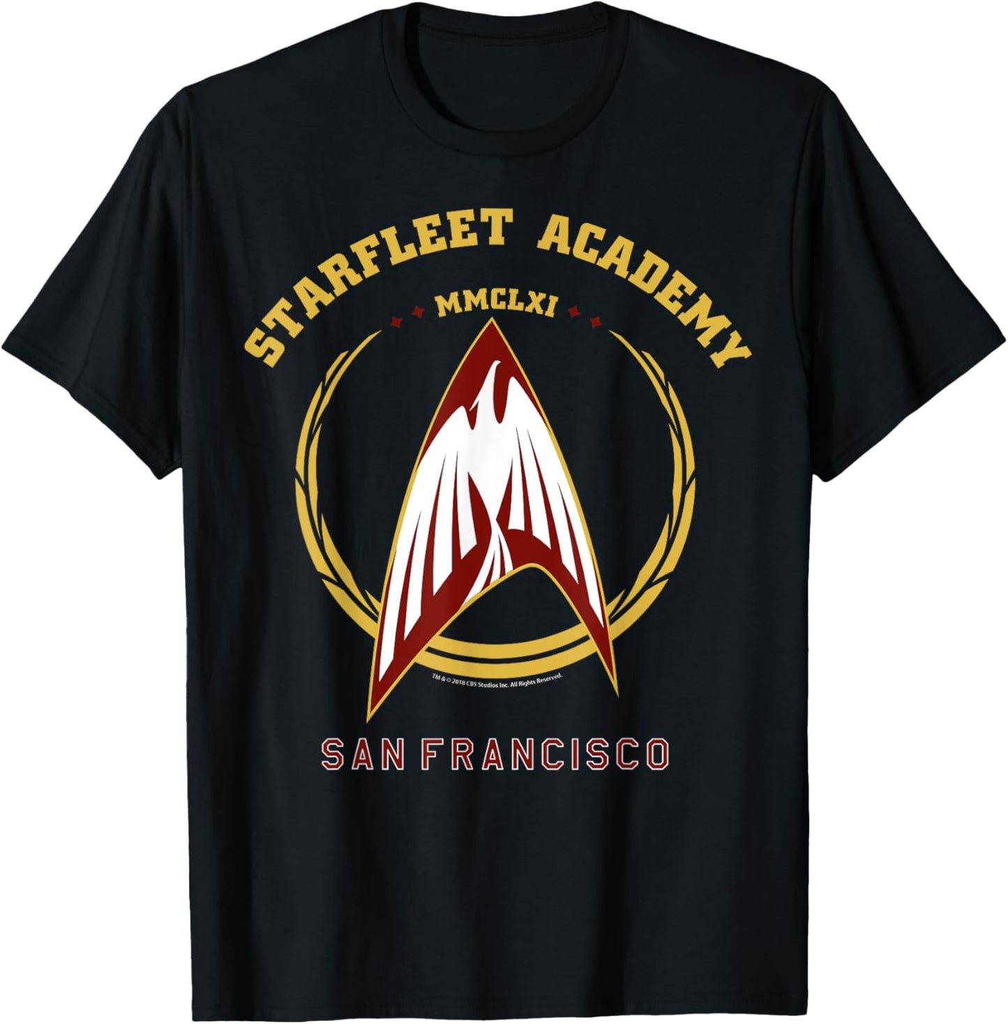Star Trek Starfleet Academy Delta Crest Premium T-Shirt - T-Shirt | Black