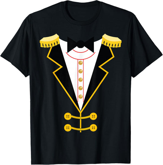 Circus Ringmaster Costume Carnival Theme Halloween Party T-Shirt - T-Shirt | Black
