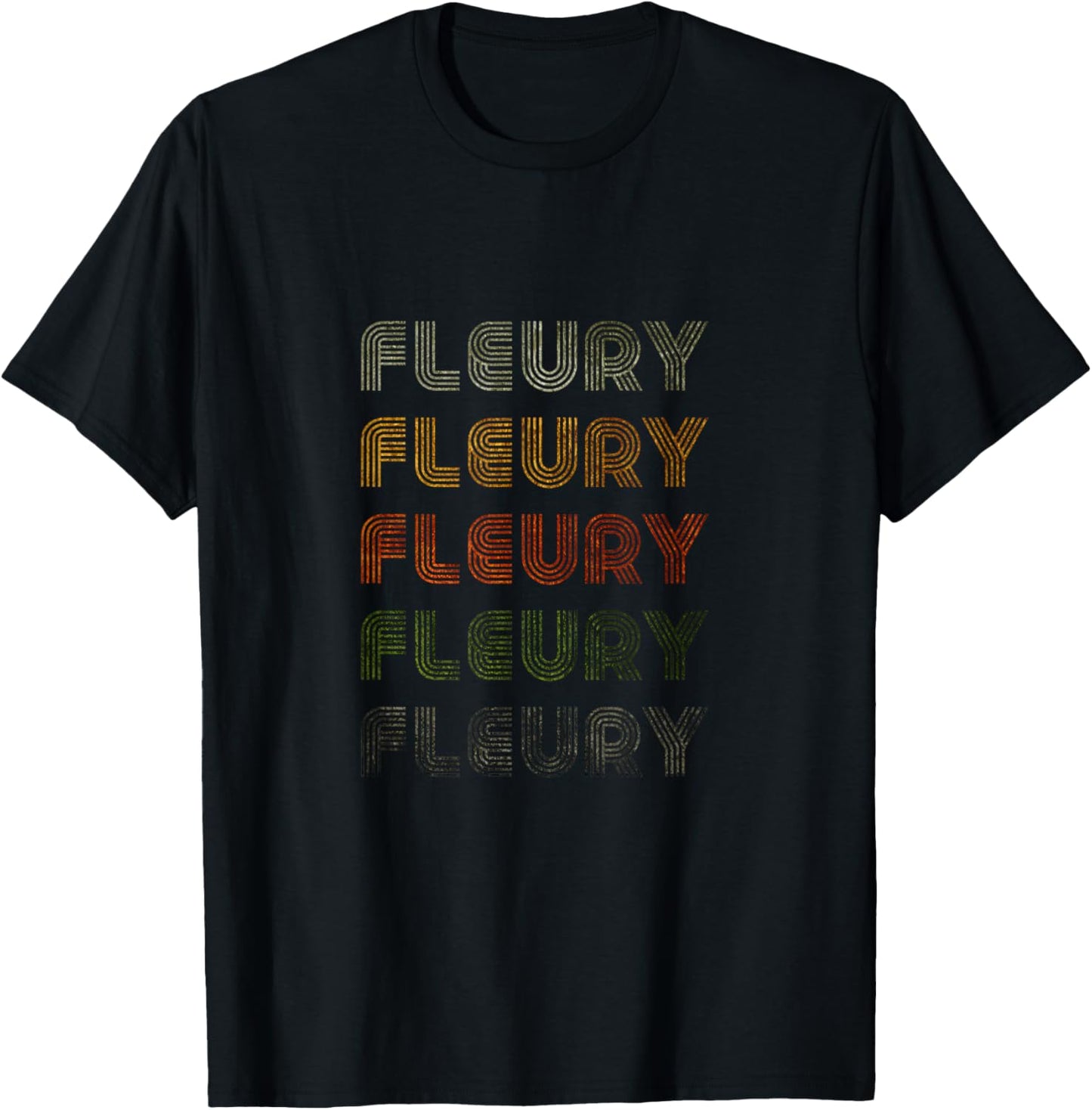 Love Heart Fleury Grunge Vintage Style Black Fleury T-Shirt - T-Shirt | Black