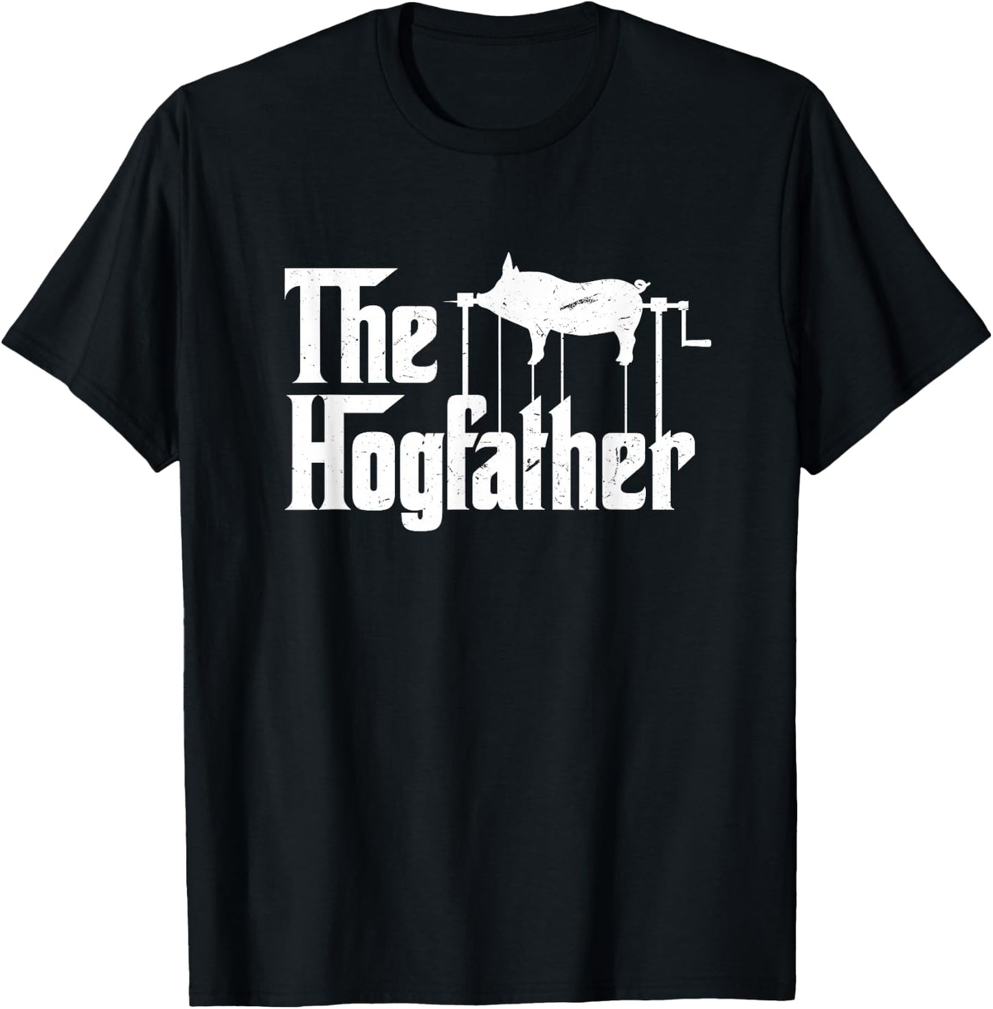 The Hogfather Barbecue Chef Funny BBQ Grill Master T-Shirt - T-Shirt | Black