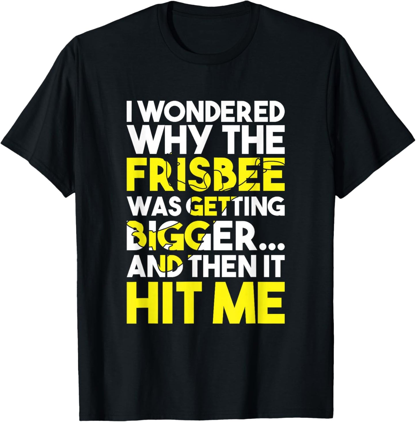 Flying Disc Throwing Frisbee Player Funny Ultimate Frisbee T-Shirt - T-Shirt | Black