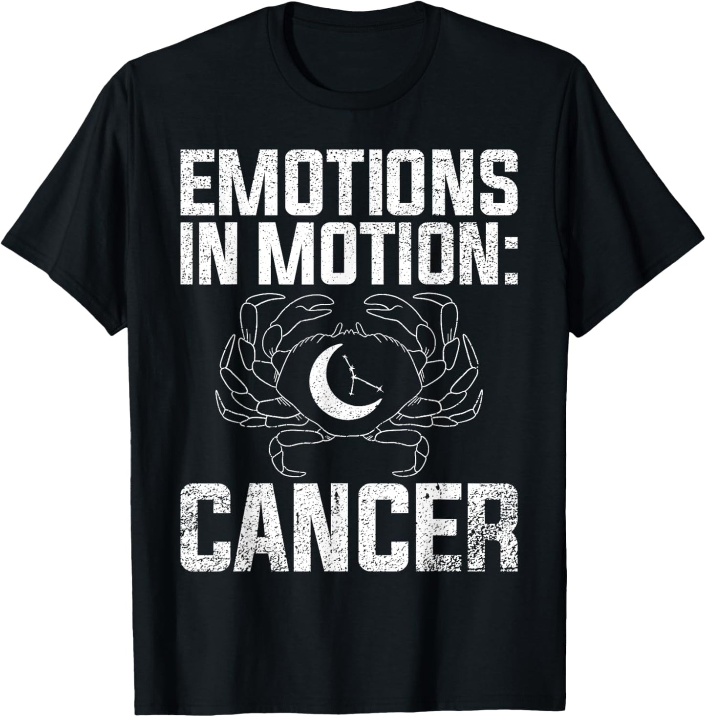 Emotions in Motion Cancer Zodiac T-Shirt - T-Shirt | Black