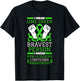 I Wear Lime Green For The Bravest Person I Know Non-Hodgkin T-Shirt - T-Shirt | Black