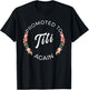 Promoted To Titi Again Puerto Rican Aunt Announcement T-Shirt - T-Shirt | Black
