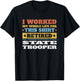 State Trooper Retired - Funny Retirement T-Shirt - T-Shirt | Black