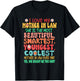 I Love My Mother In Law Proud Most Beautiful Smartest T-Shirt - T-Shirt | Black