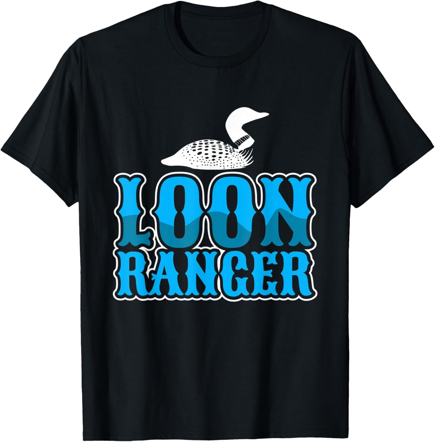 Loon ranger – Loon birding T-Shirt - T-Shirt | Black