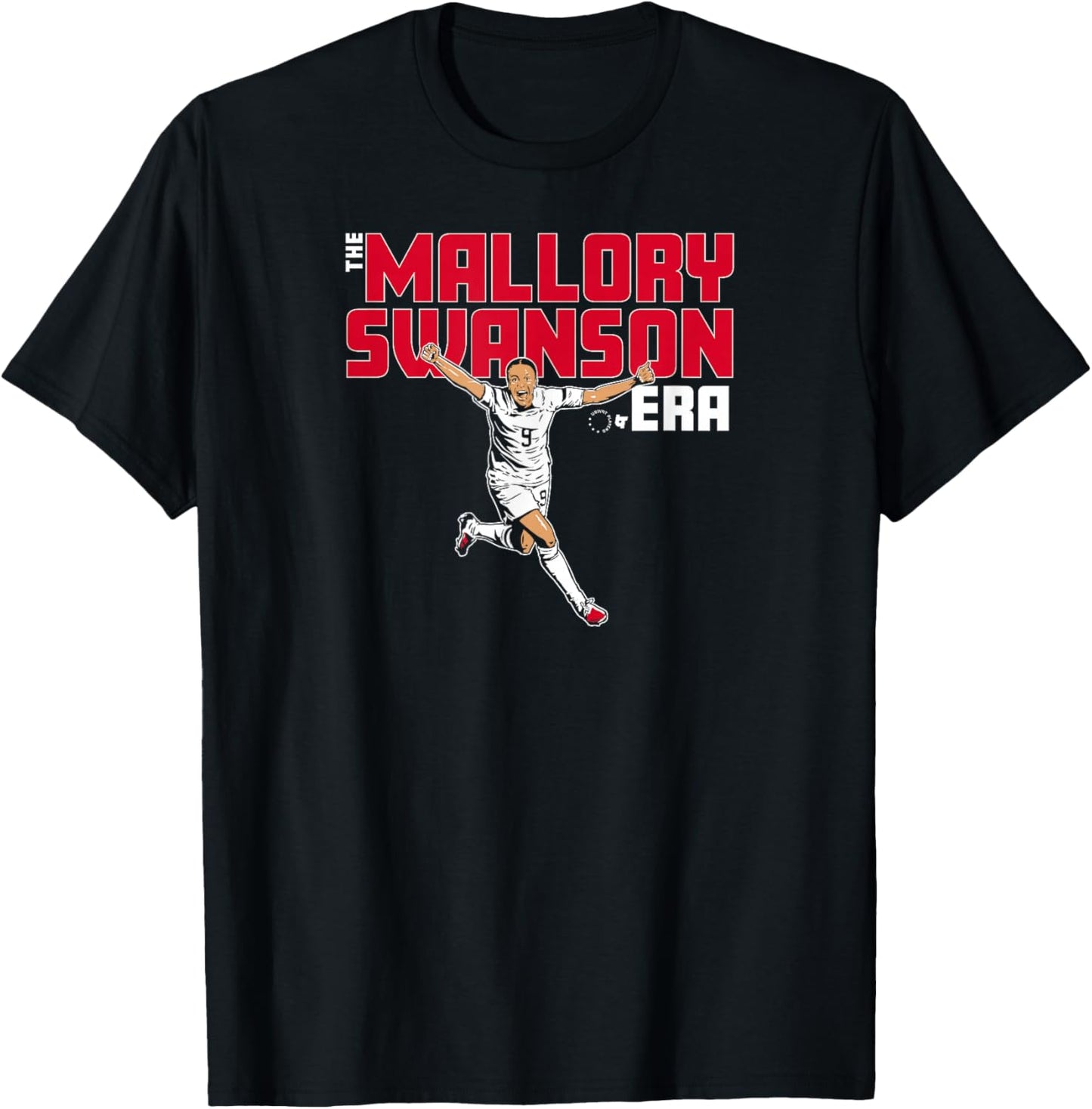 The Mallory Swanson Era - USA Women's Soccer T-Shirt - T-Shirt | Black