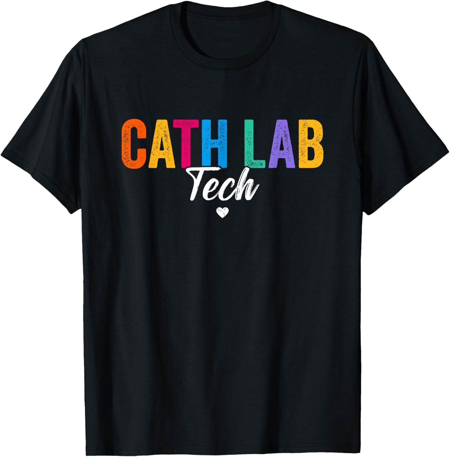 Cath Lab Tech Cath Lab Technician Design Men T-Shirt - T-Shirt | Black