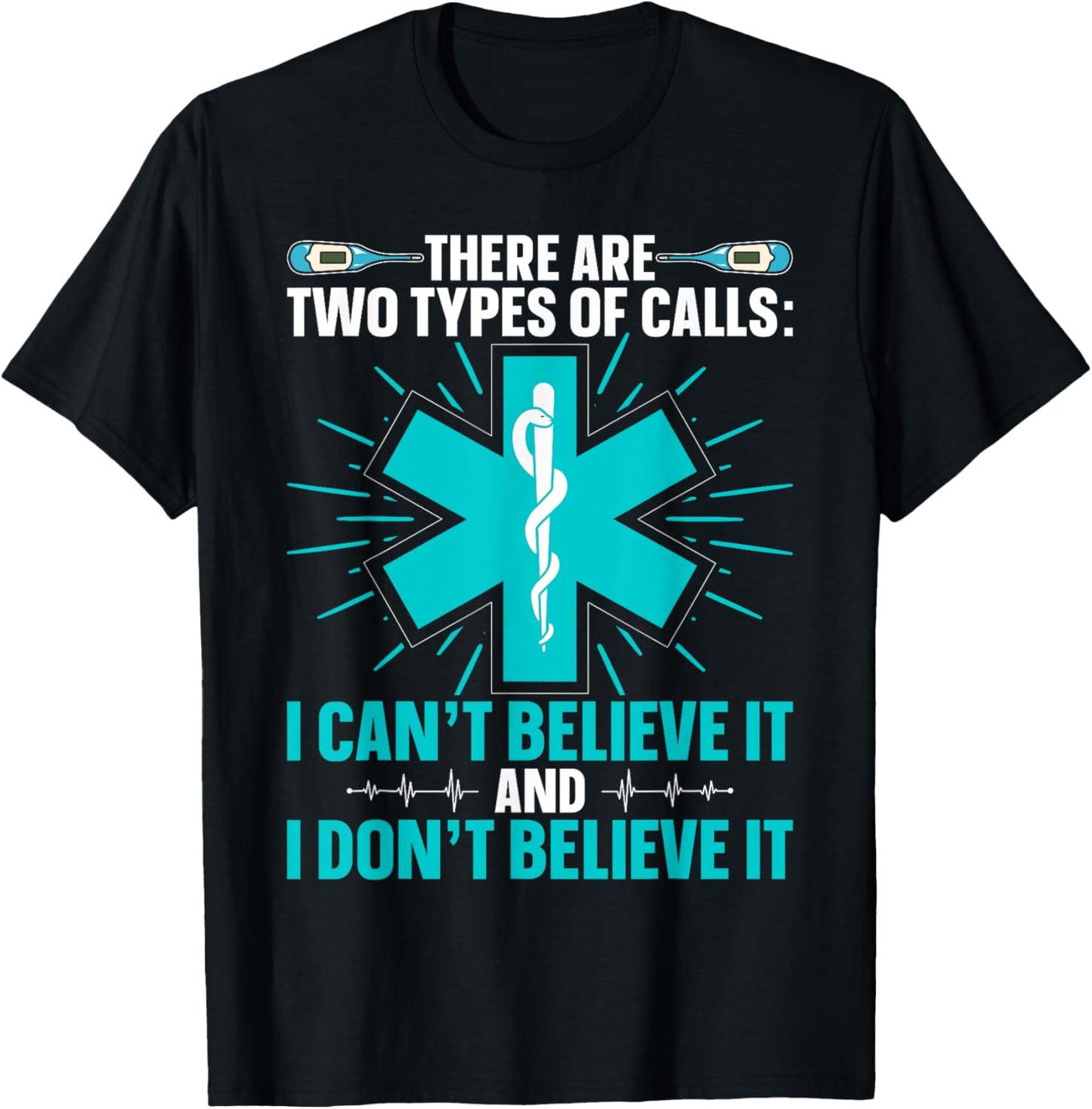 EMT Paramedic - EMS emergency medical technician Paramedic T-Shirt - T-Shirt | Black