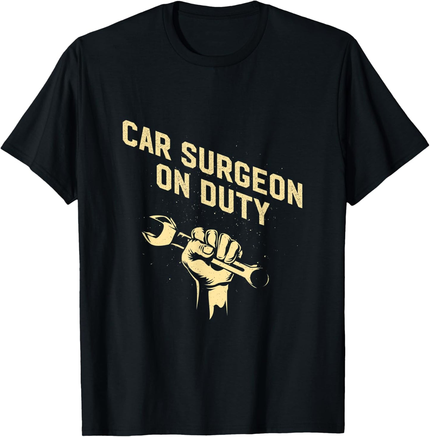 Car Surgeon on Duty Mechanic Car Lover Car Repair T-Shirt - T-Shirt | Black
