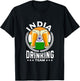 India Drinking Team T-Shirt - T-Shirt | Black