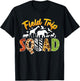 Zoo Field Trip Squad Matching Teacher Students Boys Girls T-Shirt - T-Shirt | Black