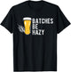 Craft Beer Design Gift Batches Be Hazy for Home Brewing T-Shirt - T-Shirt | Black