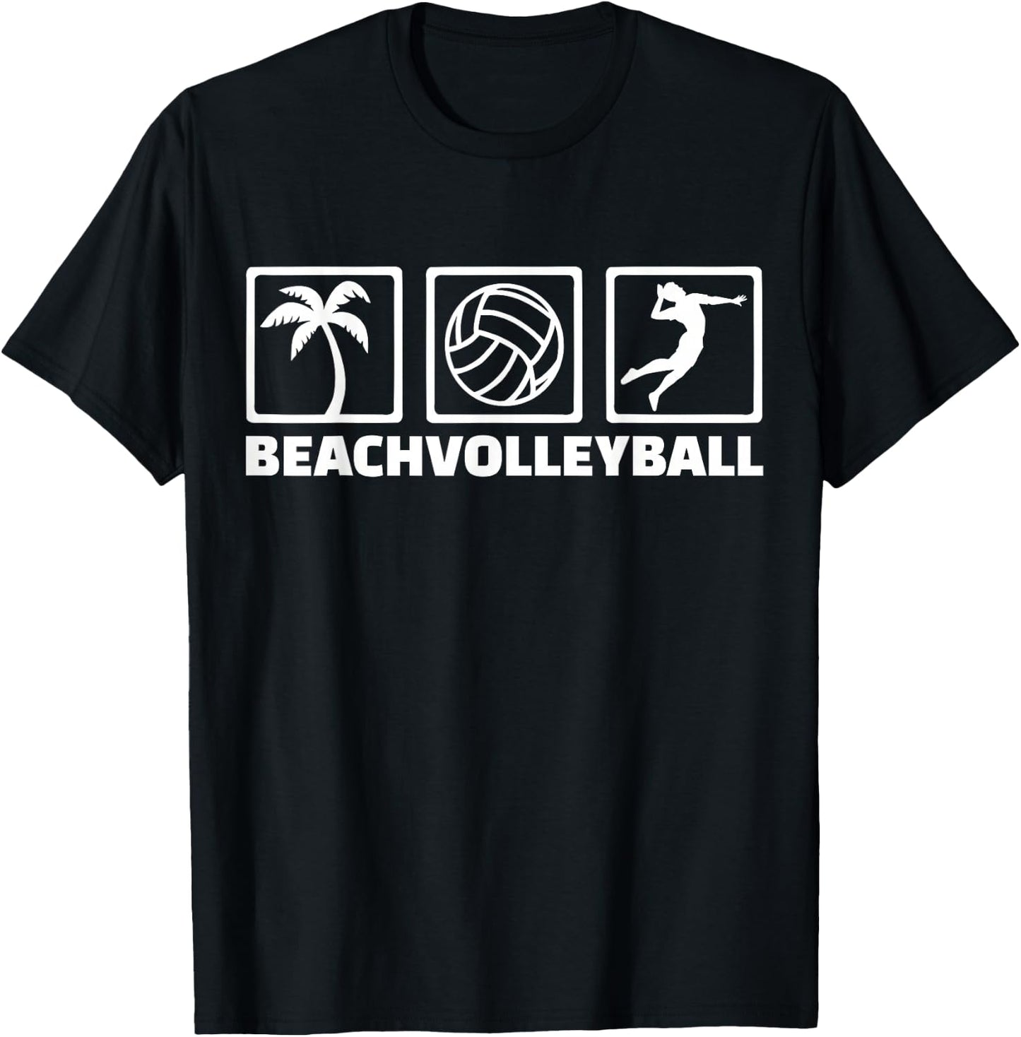 Beach Volleyball T-Shirt - T-Shirt | Black
