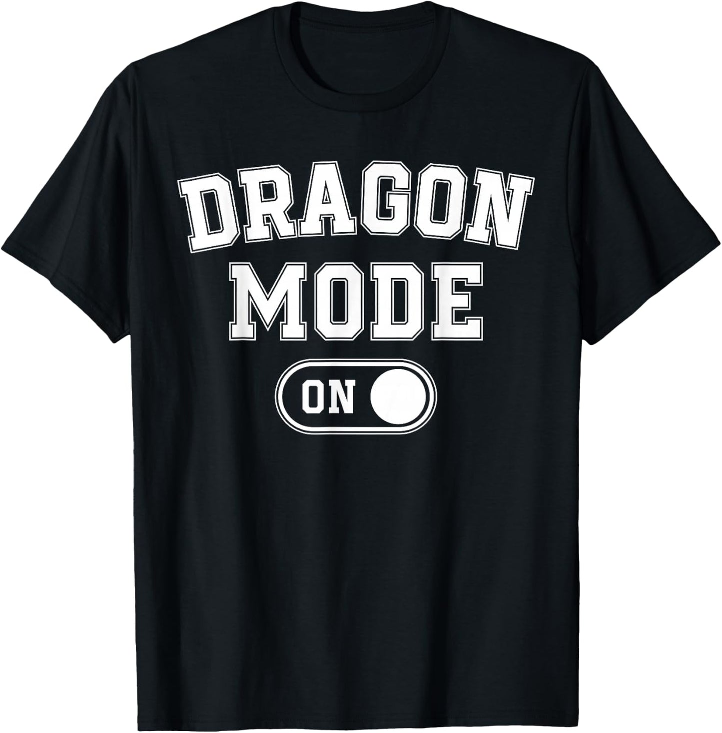 Dragon Mode On Costume Funny Fantasy Gift Cosplayer T-Shirt - T-Shirt | Black