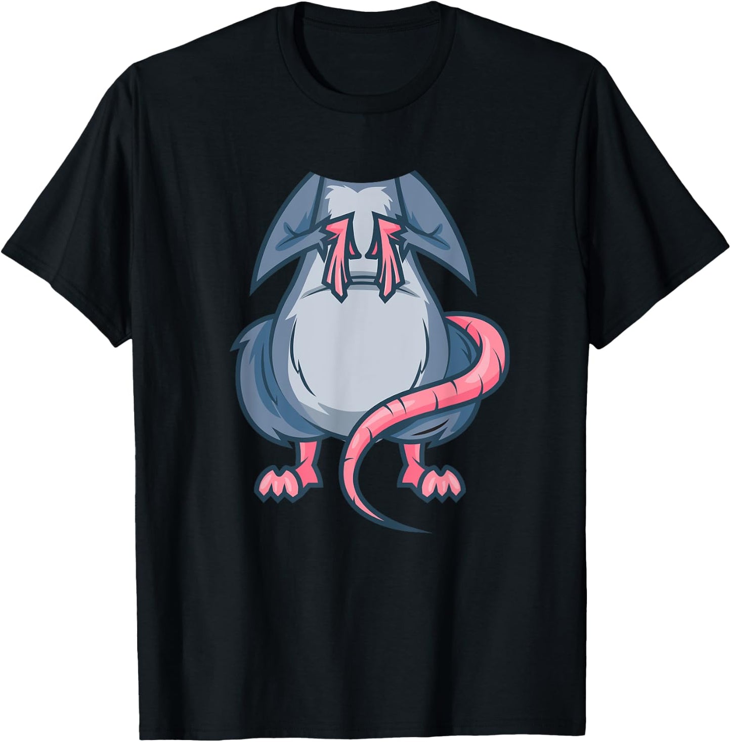 Mouse Costume Halloween Easy Rat Cosplay Last Minute Outfit T-Shirt - T-Shirt | Black
