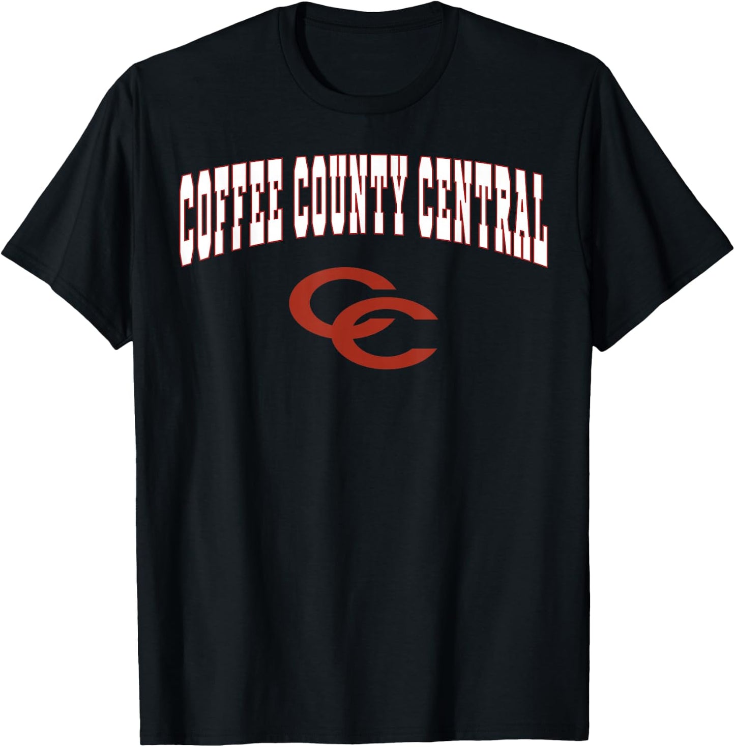Coffee County Central High School Red Raiders C2 T-Shirt - T-Shirt | Black