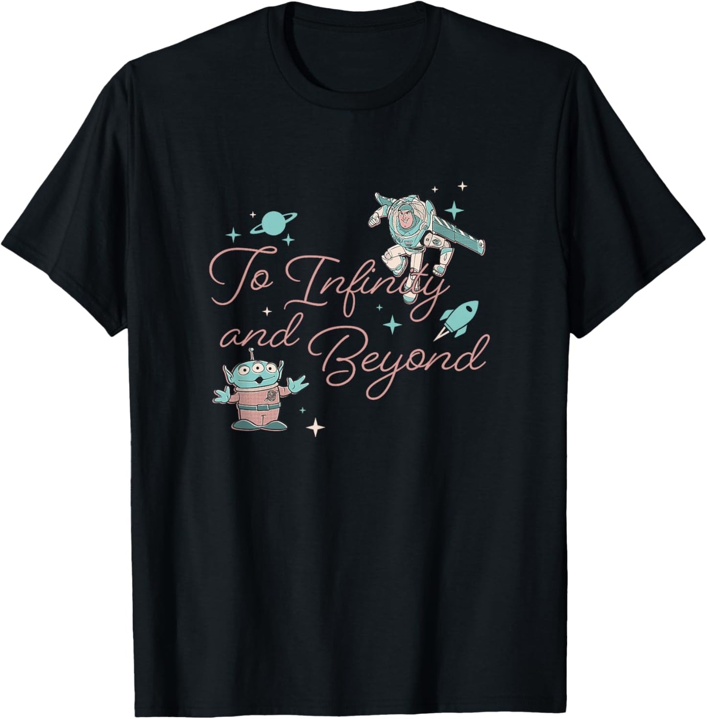 Disney Pixar Toy Story to Infinity and Beyond Toy Icons T-Shirt - T-Shirt | Black