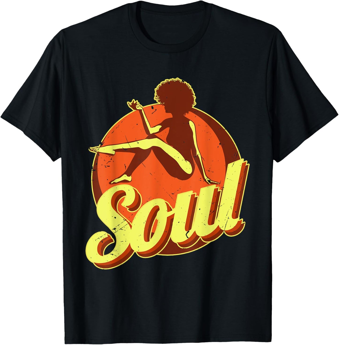 Funk Shirt Vintage 70s costume for Music Lovers | Rare Soul T-Shirt - T-Shirt | Black